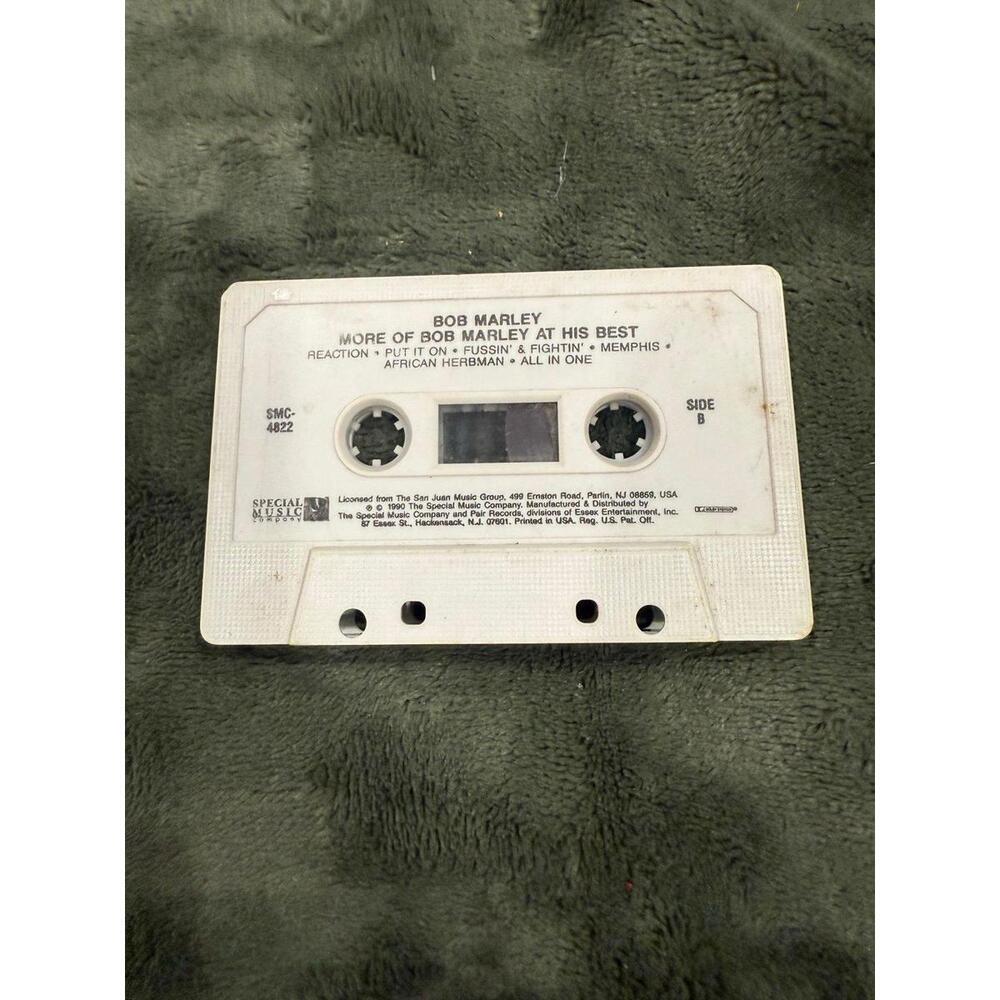 BOB MARLEY At His Best Cassette Tape 1989 Reggae Music